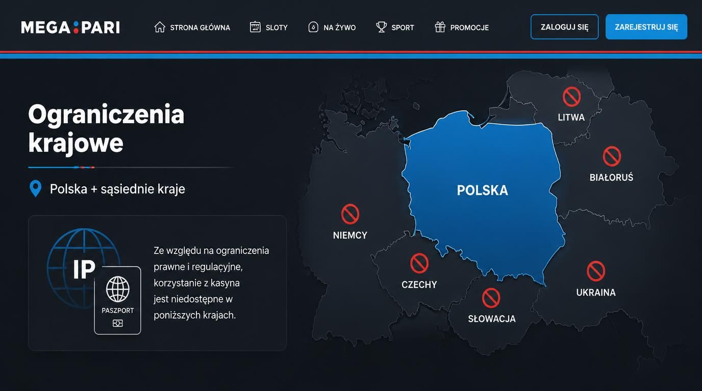 mapa z ograniczeniami rejestracji dla niektórych krajów obok Polski